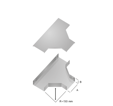 ELETROCALHA TÊ HORIZONTAL 90°