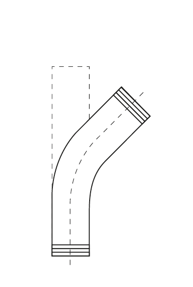 ELETRODUTO CURVA 45° 